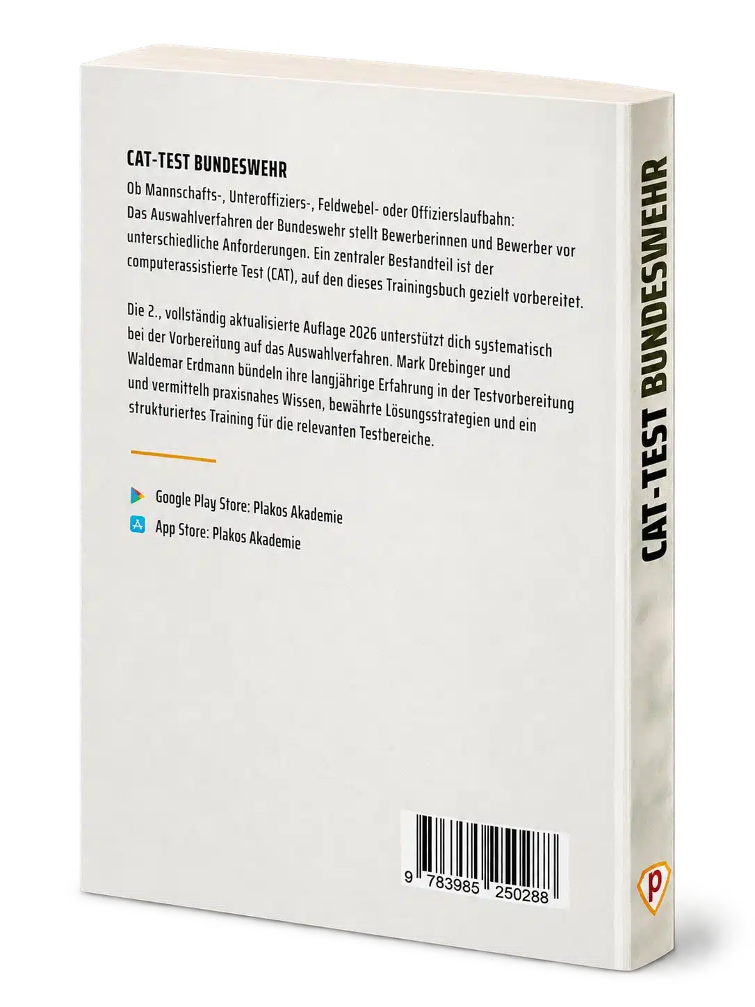 CAT-Test Bundeswehr Buchrücken